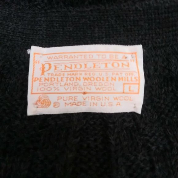 Pendleton Woolen Mills Men's Vtg Gray Sweater Vest - Picture 7 of 7